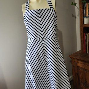 Draper James RSVP Stripe Knit Dress Sz Large